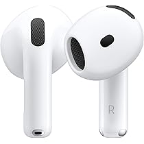 Apple AirPods 4 Wireless Earbuds, Bluetooth Headphones, with